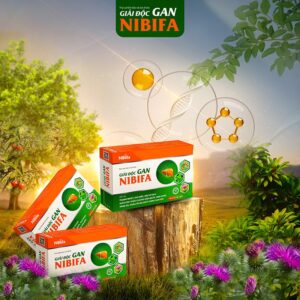 Giải độc gan của Nibifa giúp bảo vệ lá gan khoẻ mạnh
