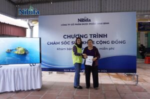 Nibifa tổ chức ” Chương trình tri ân, khám sức khoẻ miễn phí” tại Ninh Bình