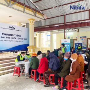 NIBIFA TIẾP TỤC CHUỖI HOẠT ĐỘNG VÌ SỨC KHOẺ CỘNG ĐỒNG