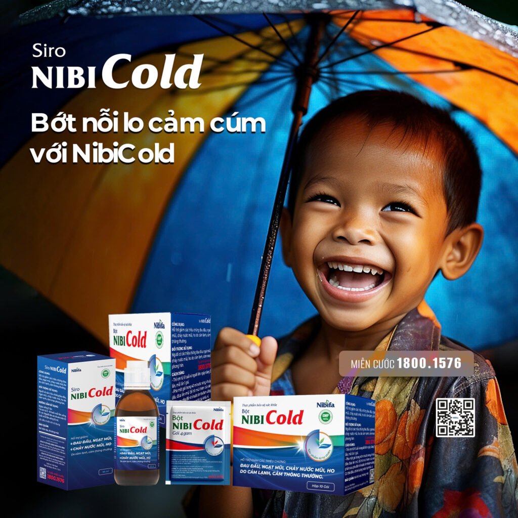 Hết nhanh các triệu chứng cảm cúm, cảm lạnh với NibiCold