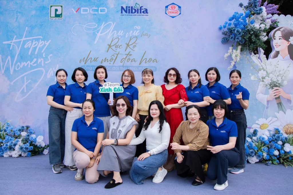 Nibifa team Buiding 8/3. Khi những đoá hồng rực lửa  trên hành trình gắn kết